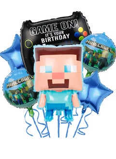 Party Party Balloon Birthday Decoration Combo Set Minecraft Balloon 6 Piece Set Birthday Party Supplies 