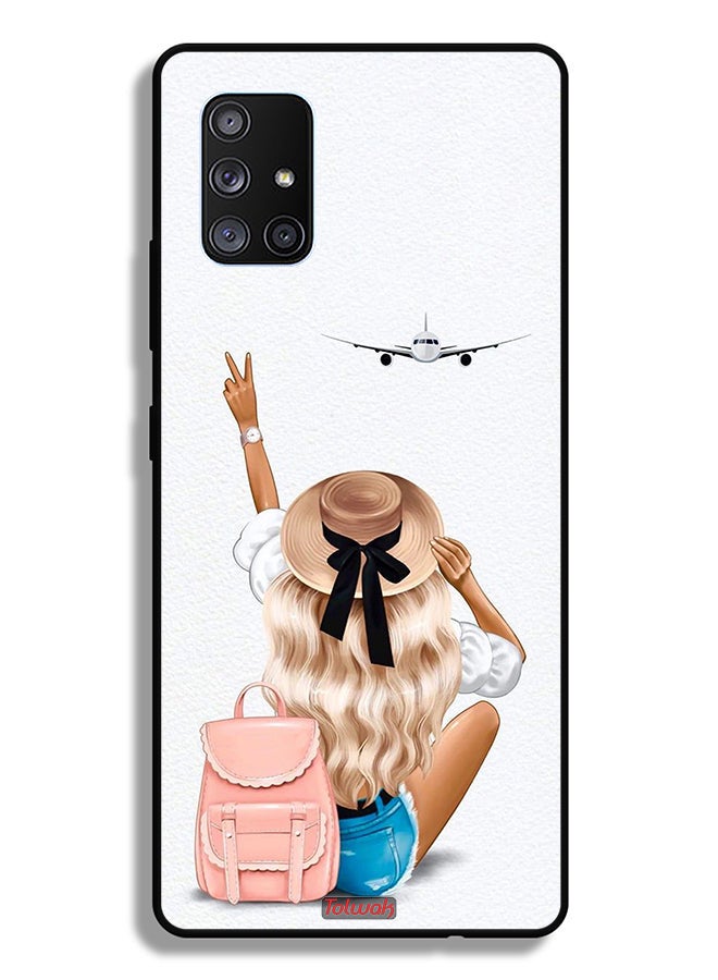 Tolwak Samsung Galaxy A71 5G Protective Case Cover Girl Love Travel - Image 1