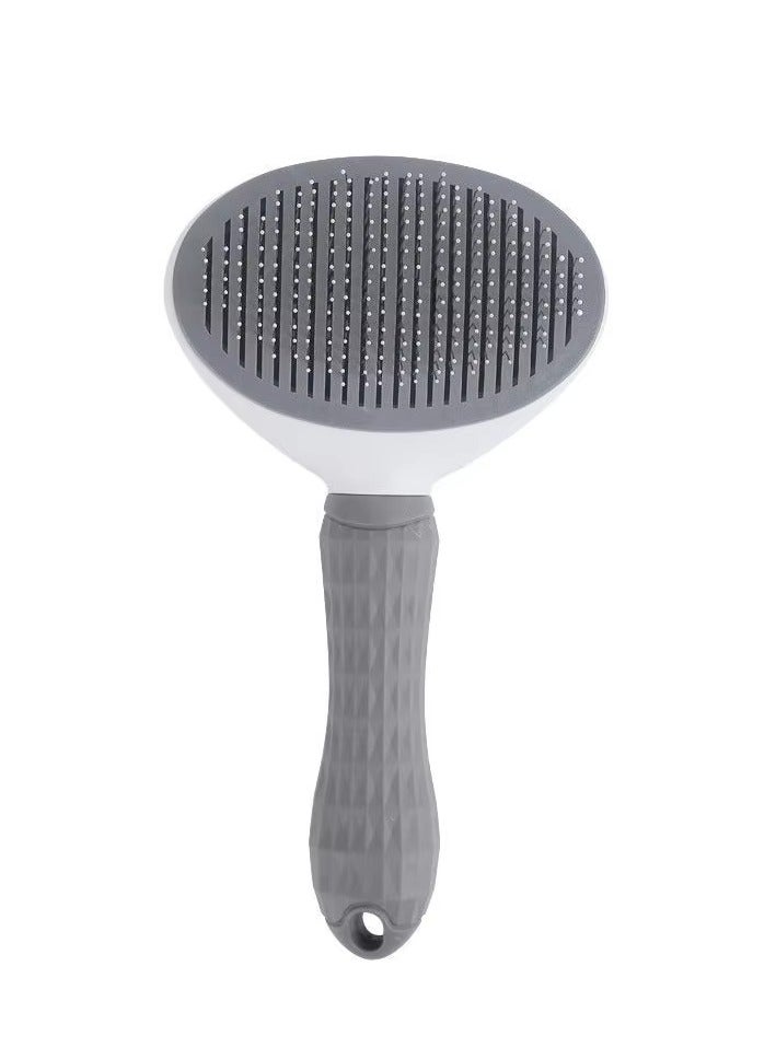 مشط تنعيم شعر القطط/الكلاب الأليفة، مشط تنظيف الشعر العائم/تدليك البراغيث. - Image 1