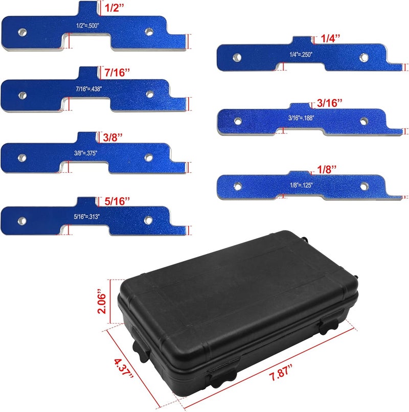 ShineUs Router Table Setup Bars Replacement for PRS3400 for Router Table Saw Accessories and Angle Woodworking Set Up (Set of 7) - Image 4