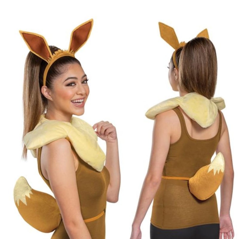 Disguise Pokemon Eevee Costume, Officially Licensed Pokemon Costume for Women, One Size - Image 1