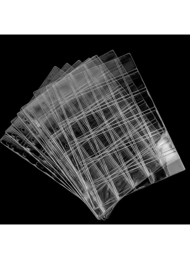 Lewano Coin Collecting Pages 30 Pockets Per Sheet (Pocket Size 3.5 * 3.5cm) Standard 9Hole Coin Pocket Inserts Collecting Sleeves for Coins (10 Sheet) - Image 2