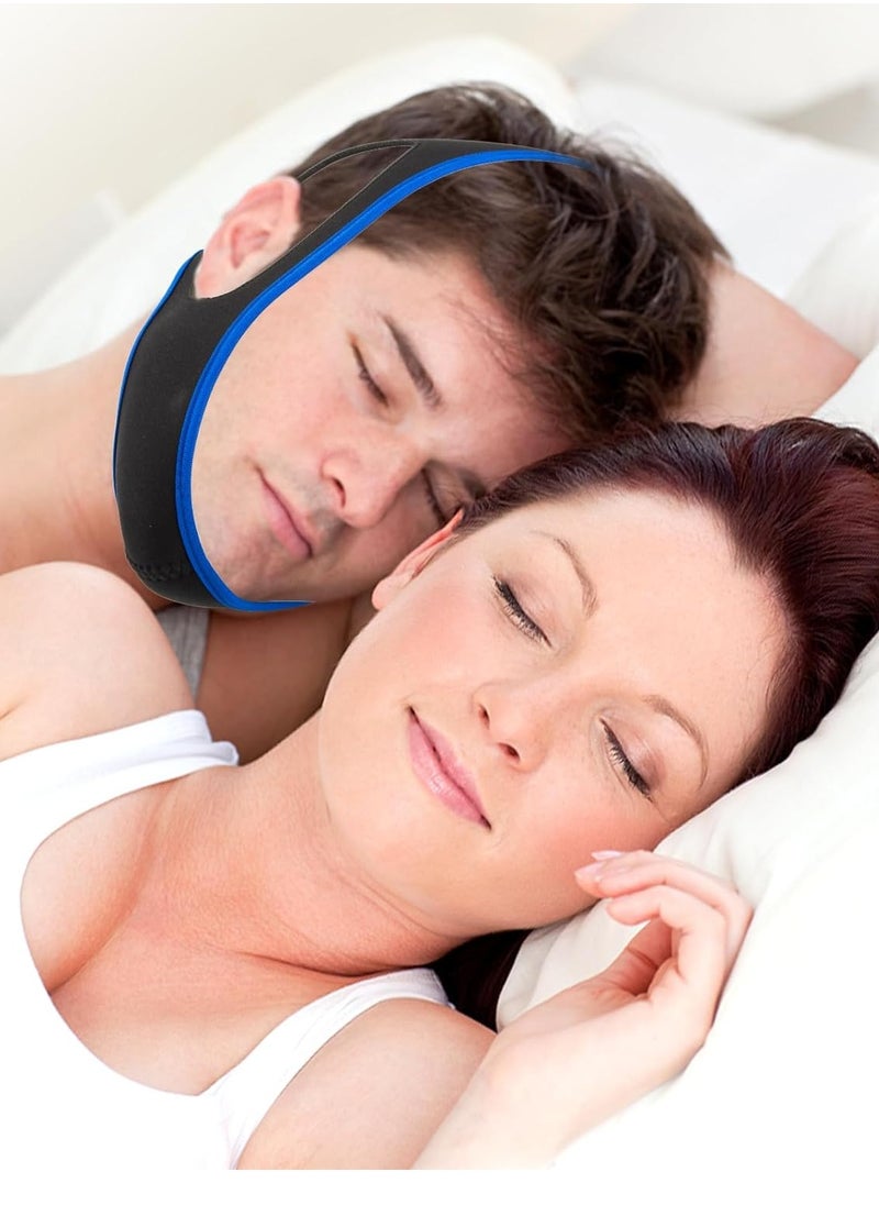 General - Anti Snoring Devices,New Upgrade Snoring Relieve Chin Strap,Adjustable Snoring Reduction Chin Strap,Good Sleep Anti Snoring Devices Stop Snoring Chin Strap for Men - Image 1