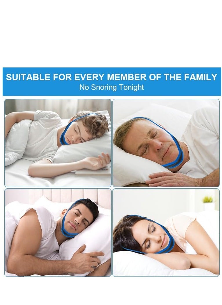 General - Anti Snoring Devices,New Upgrade Snoring Relieve Chin Strap,Adjustable Snoring Reduction Chin Strap,Good Sleep Anti Snoring Devices Stop Snoring Chin Strap for Men - Image 1