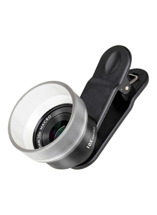 NIBEMINENT Professional Hd 10 X Macro Lens Black/White  - Image 1