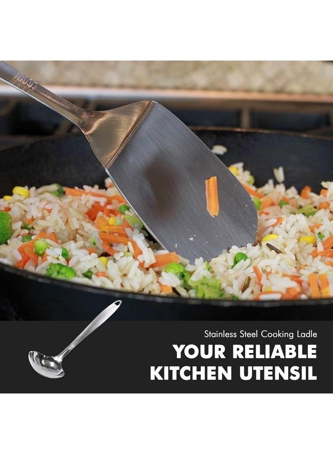 Chef Craft Select Cooking Ladle, 11.5 inch, Stainless Steel - Image 3