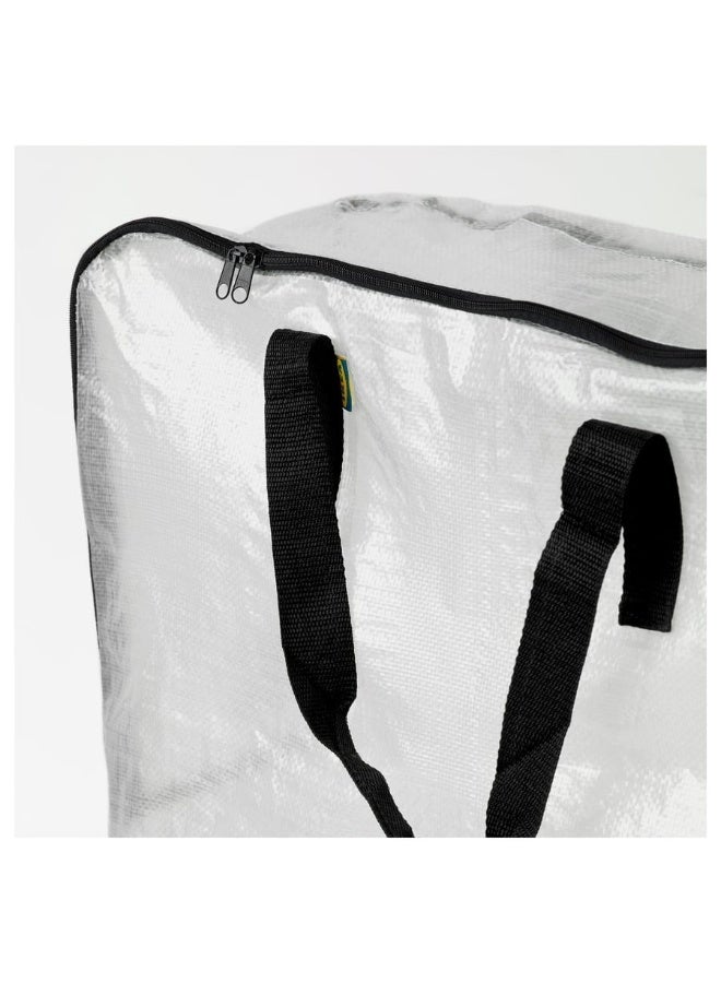 IKEA (IKEA) حقيبة تخزين إيكيا ديمبا شفافة 65x22x65 سم، منظم تخزين كبير متين وقابل لإعادة الاستخدام - Image 2