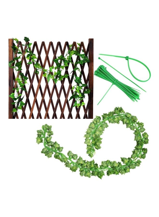 NIBEMINENT 12-Piece Artificial Hanging Ivy Leaves multicolour 230cm - Image 4