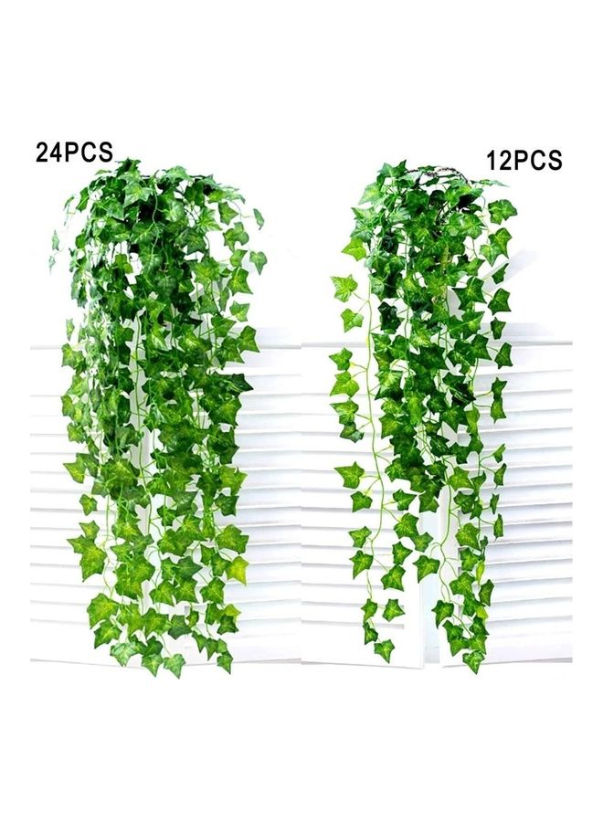 NIBEMINENT 12-Piece Artificial Hanging Ivy Leaves multicolour 230cm - Image 5