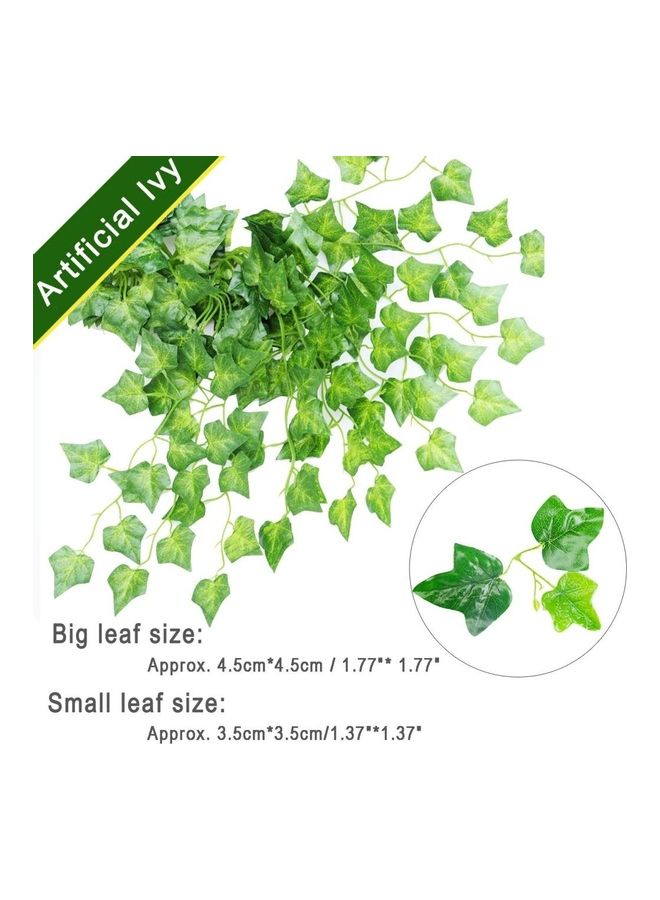 NIBEMINENT 12-Piece Artificial Hanging Ivy Leaves multicolour 230cm - Image 3