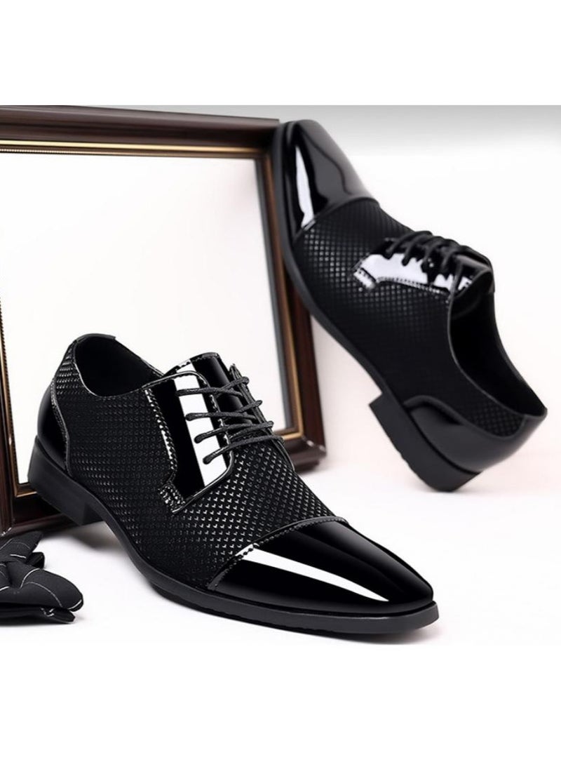 KUYING - New Men's Business Leather Shoes - Image 1