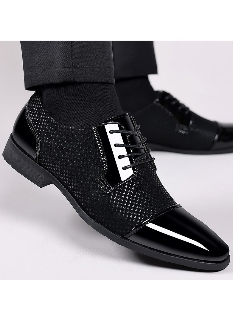 KUYING - New Men's Business Leather Shoes - Image 1