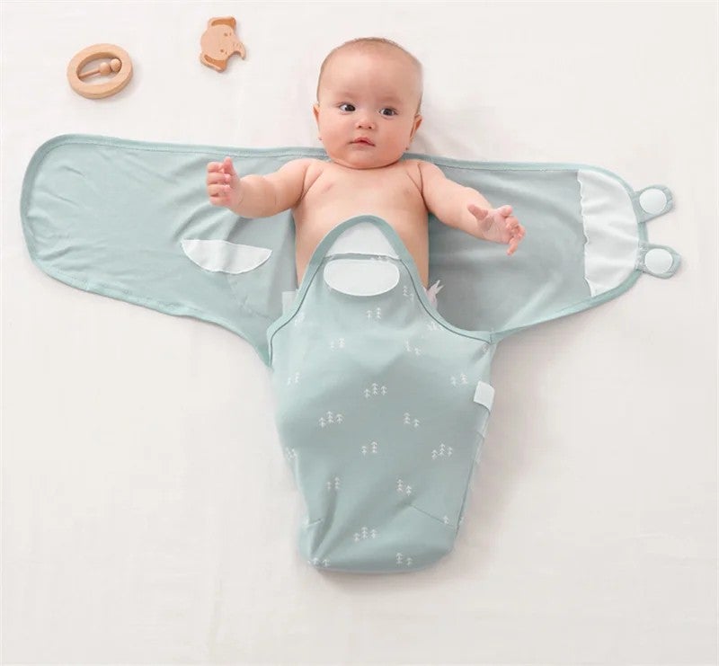 Y&D Newborn Swaddle Sleeping Bag 100% Cotton Infant Swaddlers Cocoon Wrap Sleep Sack Blanket Soft Print Material - Image 2