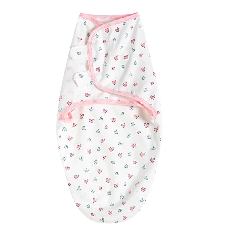 Y&D Newborn Swaddle Sleeping Bag 100% Cotton Infant Swaddlers Cocoon Wrap Sleep Sack Blanket Soft Print Material - Image 1