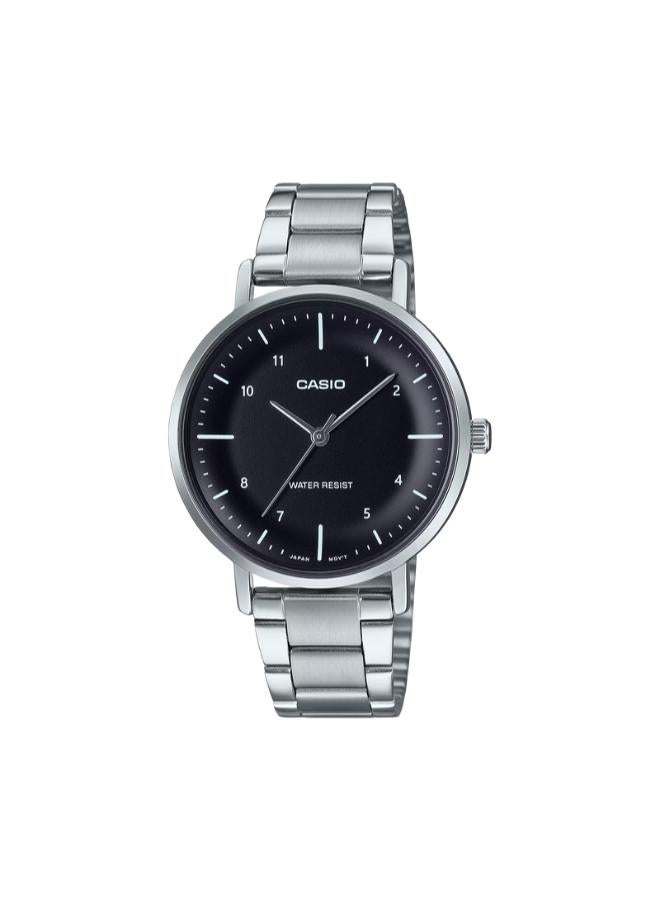 كاسيو ساعة تناظرية من الفولاذ المقاوم للصدأ LTP-VT03D-1BDF - Image 1