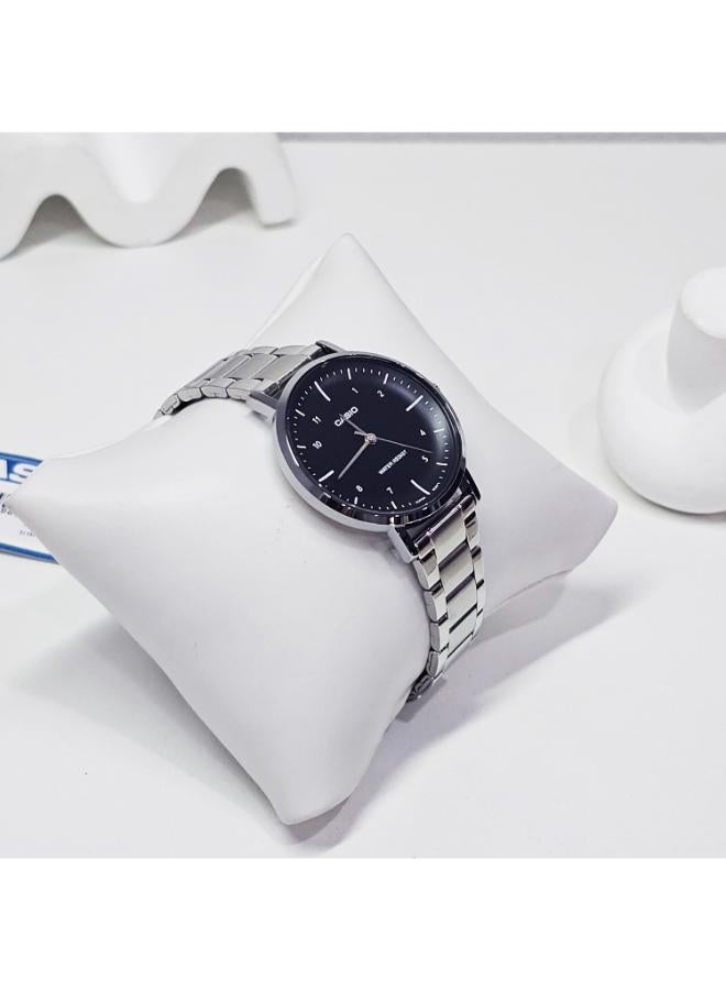 كاسيو ساعة تناظرية من الفولاذ المقاوم للصدأ LTP-VT03D-1BDF - Image 3