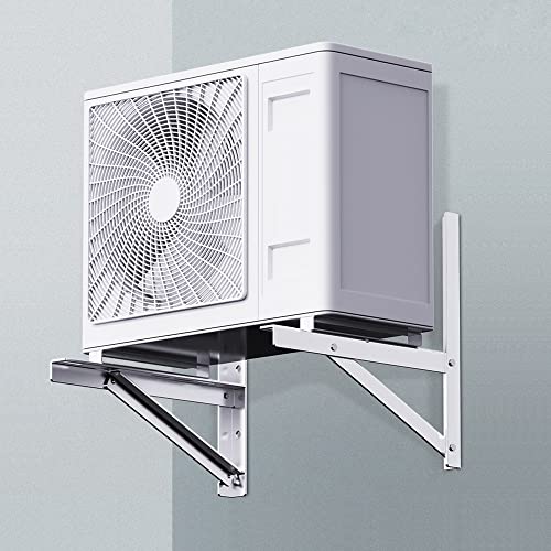 TADERUILY Wall Mounting Bracket for 9000-24000 BTU Condenser，Ac Support Brackets Rust Free Stainless Steel for Mini Split Air Conditioner Heat Pump Systems. (Small（9000-24000BTU）) - Image 5