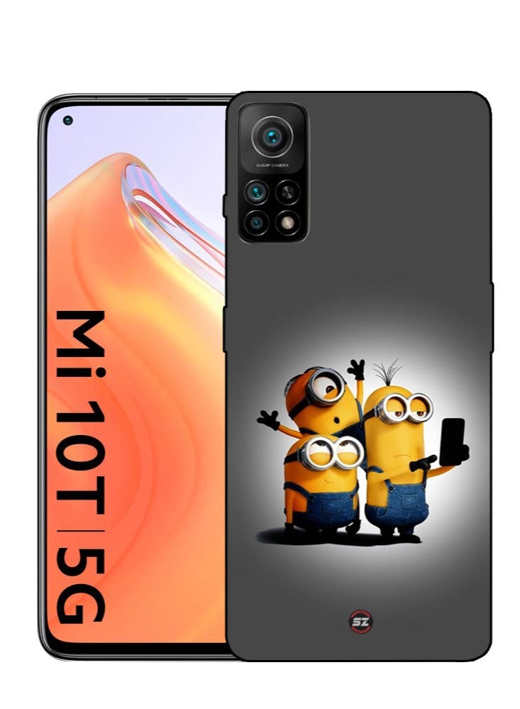 Service Zone Protective Printed Mobile Back Cover Cute Minions Cartoon For Xiaomi Mi 10T 5G - Image 1
