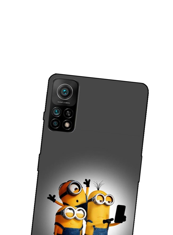 Service Zone Protective Printed Mobile Back Cover Cute Minions Cartoon For Xiaomi Mi 10T 5G - Image 2