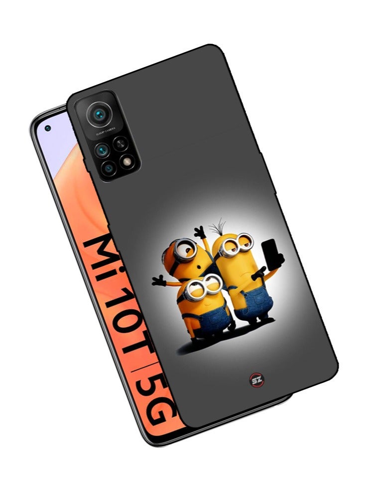 Service Zone Protective Printed Mobile Back Cover Cute Minions Cartoon For Xiaomi Mi 10T 5G - Image 3