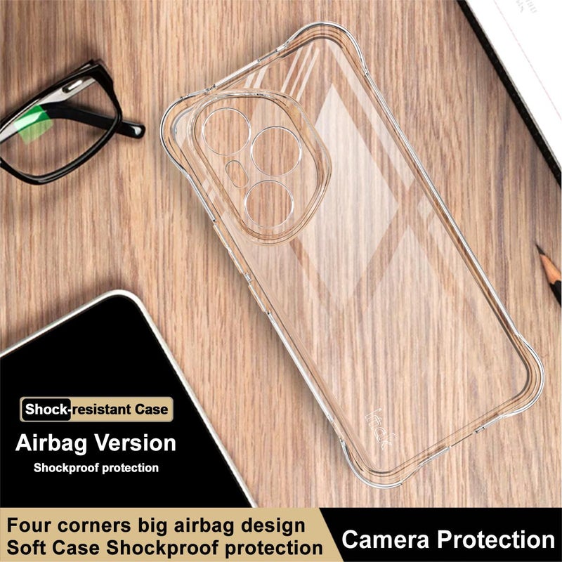 إيماك جراب هاتف TPU مقاوم للصدمات مع وسادة هوائية لهاتف Honor 400 Pro Global مقاس 160.8 مم (شفاف) - Image 3