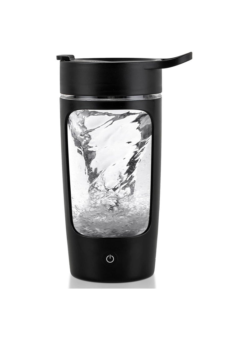 كابتن تيك Electric Shaker Bottle - BPA Free Tritan Blender Bottle, Portable USB Rechargeable Mixer Cup for Protein and Meal Replacement Shakes, Perfect for Workouts, 22 Oz Gift Idea. - Image 1