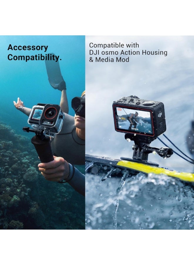 Screen Protector for DJI OSMO Action 5 Pro Camera, Osmo Action 5 Pro Lens Protector, Tempered Glass LCD Display Film, Silicone Lens Cap Cover, 0.3mm 9H Hardness Anti-Scratch Anti-Bubble (6+2 Pack) - Image 4