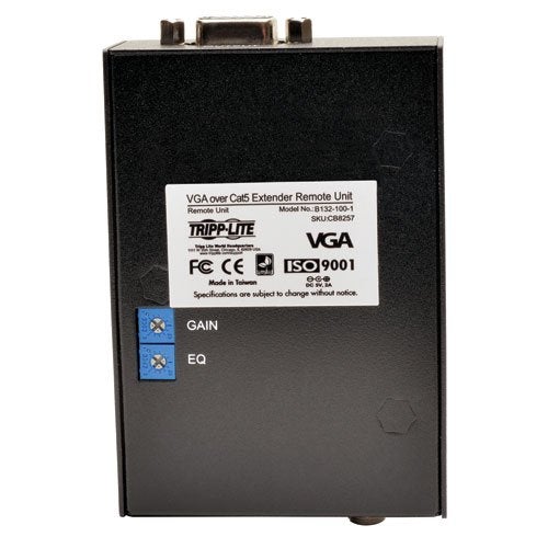 Tripp Lite VGA Over Cat5 / Cat6 Extender, Receiver, 1920x1440 at 60Hz (B132-100-1) - Image 4