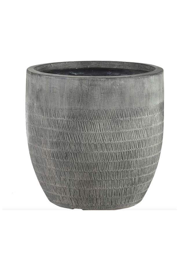 Suncoast Suncoast Zembla Round Pot-Grey  - Image 1