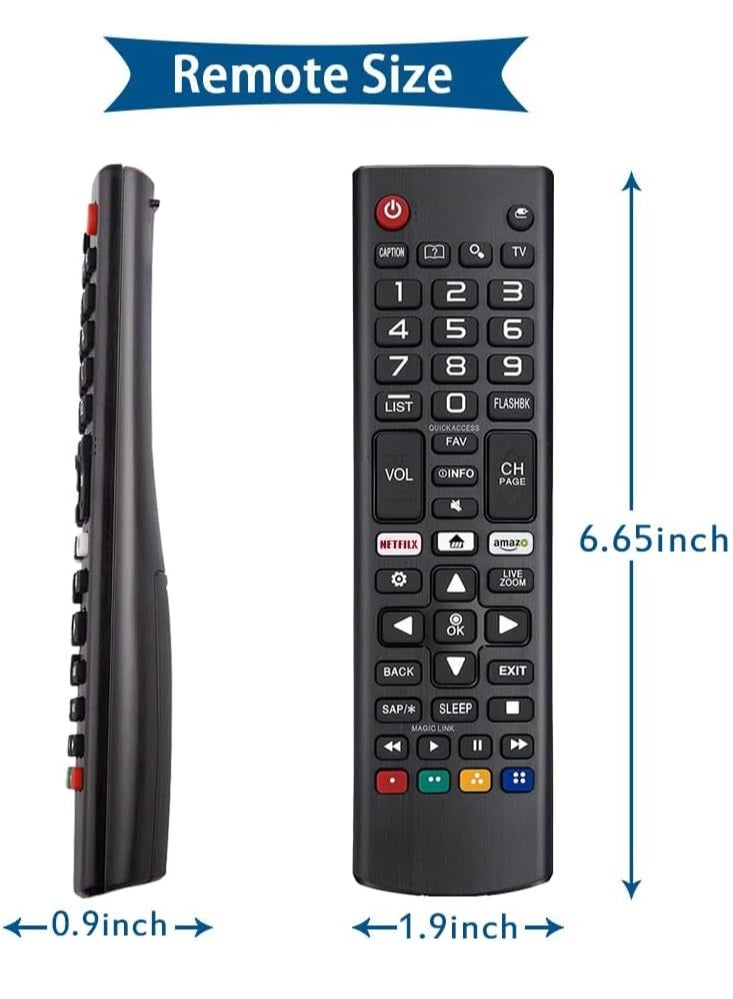 ELTRAZONE Universal Remote Control Compatible with LG Smart TV All Models, Replacement Remote Control Compatible with All LG LED LCD OLED 3D 4K HDTV Models with Shortcut Buttons [Updated Version]  with battery - Image 4