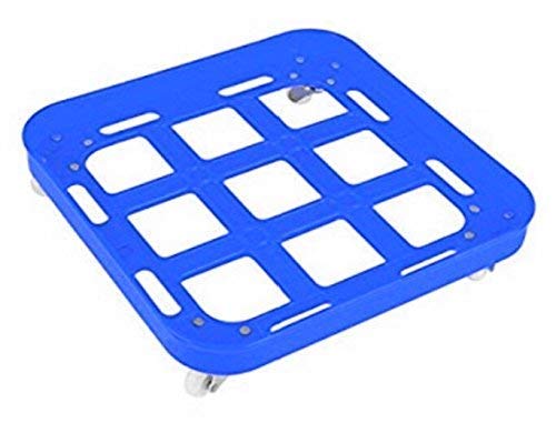 AVIROM Oil Can Trolley – Heavy-Duty Rust-Free Fiber Plastic Trolley with Smooth Revolving Wheels – Compact, Portable, Multi-Color Design for Kitchen & Outdoor Use (20cm x 20cm x 9cm) - Image 3