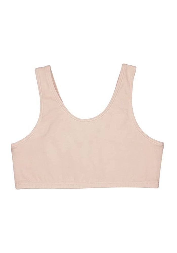 Mysha Sports Bra for Women & Girls - Cotton Non-Padded Full Coverage Gym Workout Bra - Image 1