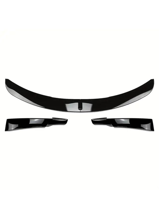 1 Set Glossy Black Car Front Bumper Splitter Spoiler Lip For BMW 3 Series E90 E91 LCI M Sport 2009 2010 2011 2012 Lower Guard Cover - Image 2