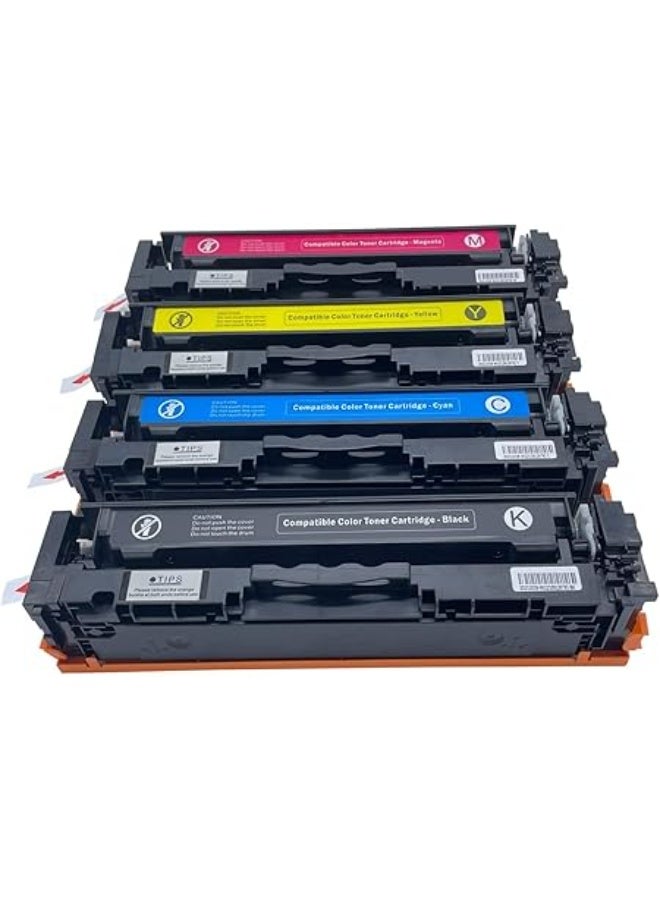 125A Multipack High Yield Toner Cartridge - Compatible with HP Color LaserJet CM1300, CM1312, CP1210, CP1215, CP1515n, CP1518ni, CP1525n, CP1525nw, CM1415fnw (CB540A Black, CB541A Cyan, CB542A Yellow, CB543A Magenta) - Image 1