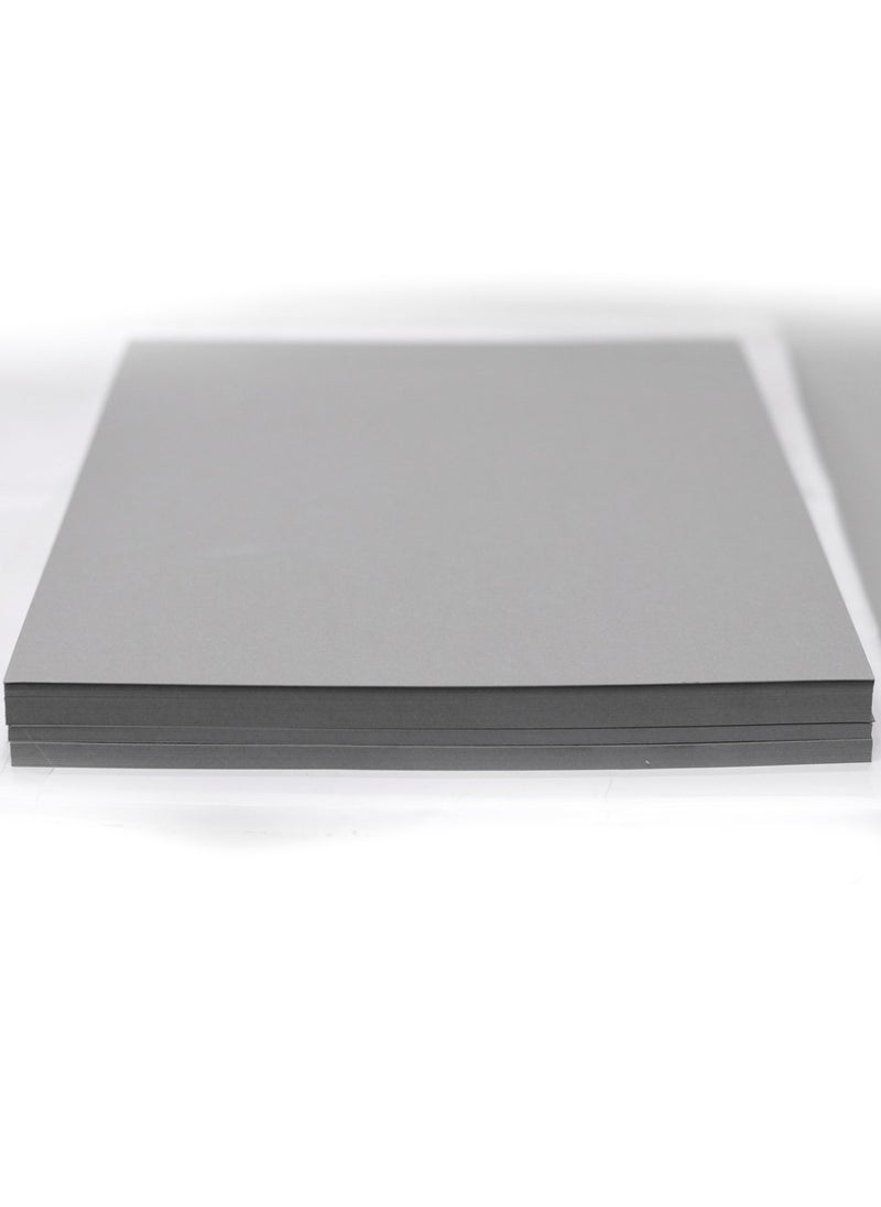 firstnock A4 Gray Color Paper - 250 GSM, 20 Sheets | Premium Thick Craft Paper for DIY, Art, Scrapbooking, and Printing  - Image 2