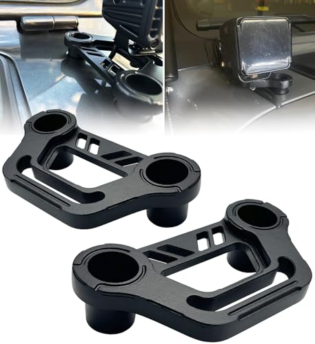 ZZJAUBI JL Light Mount APillar Cowl Light Mount Pods Light Ditch Light Brackets Compatible with Jeep Wrangler JL JLU JT 20182023 - Image 1