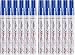 Lesun Blue Paint Pens Markers 12 Pack Waterproof OilBased Paint Pen Set Quick Dry and Permanent Markers for Metal Rock Painting Stone Ceramic Wood Plastic Canvas Glass Mugs Tires - Image 2