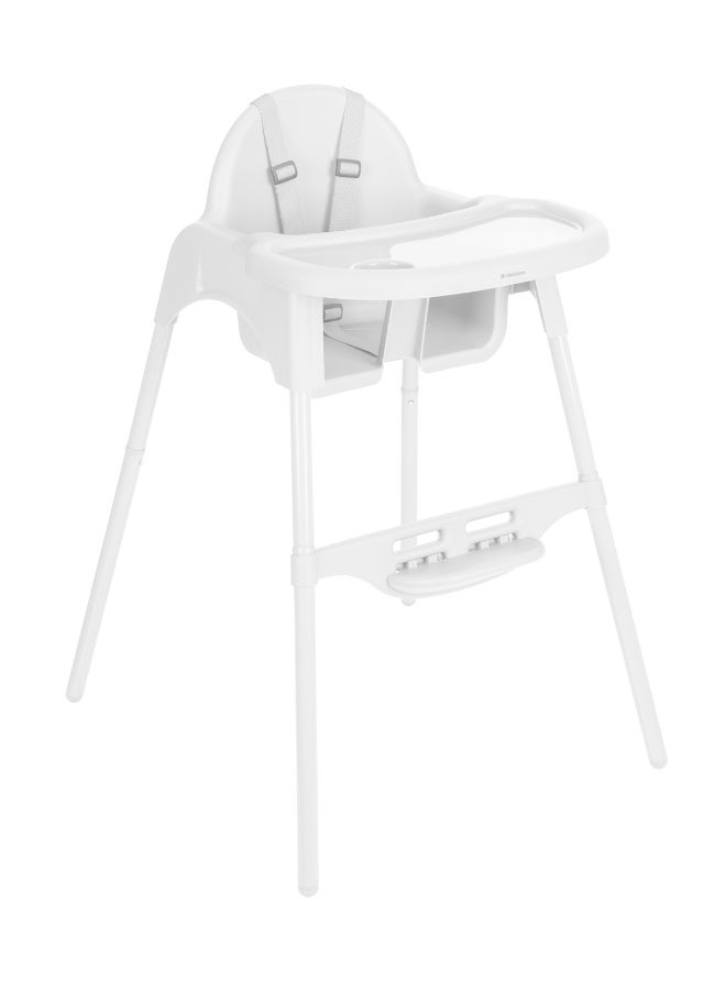 KIKKABOO كرسي عالٍ 2 في 1 جامي أبيض - Image 1