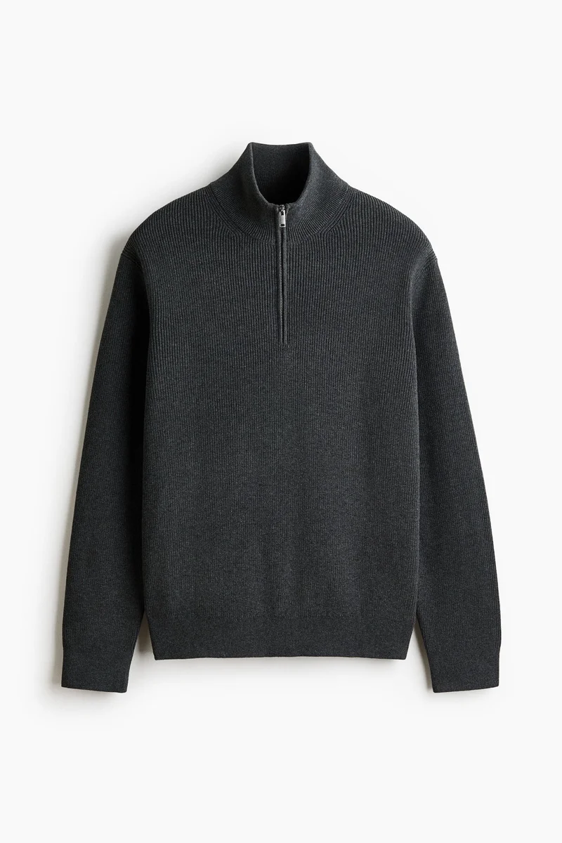 H&M Regular Fit Zip-top jumper