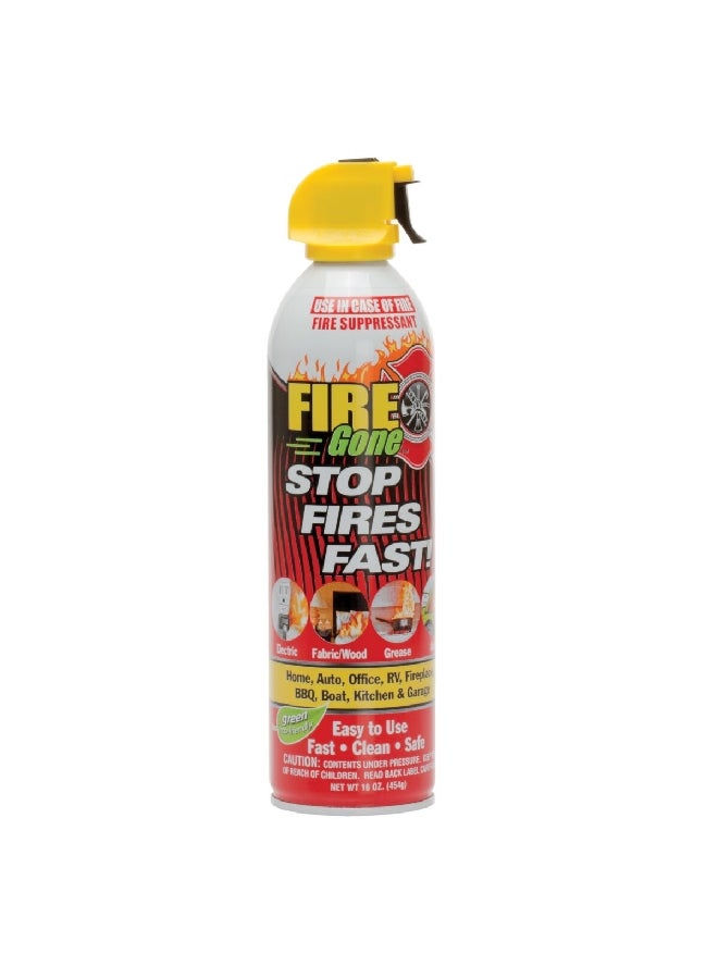 Fire Gone Stop Fires Fast! Eo-Friendly Fire Extinguisher 16 oz ZAR FG24-247102 - Image 1