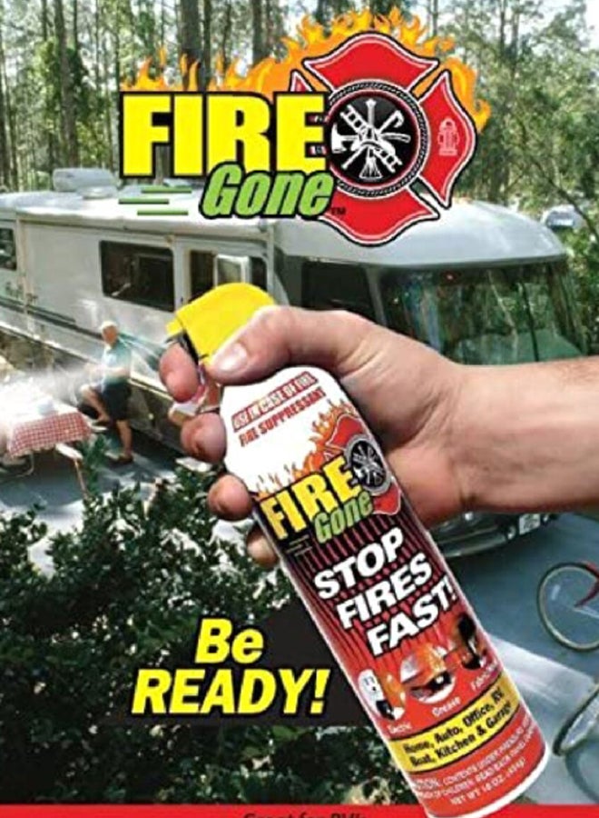 Fire Gone Stop Fires Fast! Eo-Friendly Fire Extinguisher 16 oz ZAR FG24-247102 - Image 5