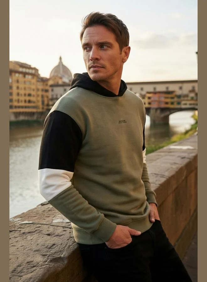 Buratti Buratti Cotton Relaxed Fit Hooded Furry Soft Raised Sweat Men's SWEAT 5905299