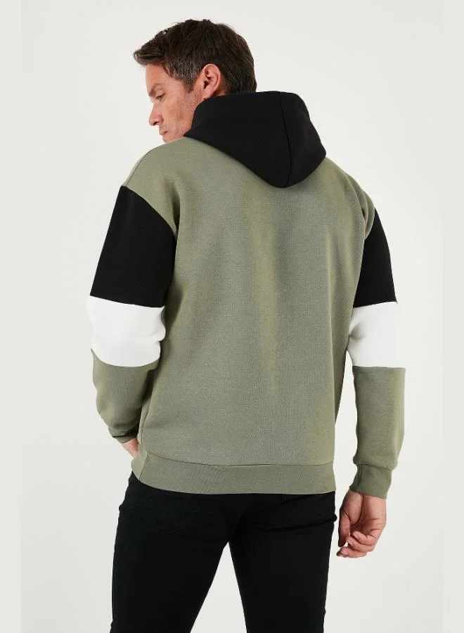 Buratti  Buratti Cotton Relaxed Fit Hooded Furry Soft Raised Sweat Men's SWEAT 5905299 for Men | Best Price UAE