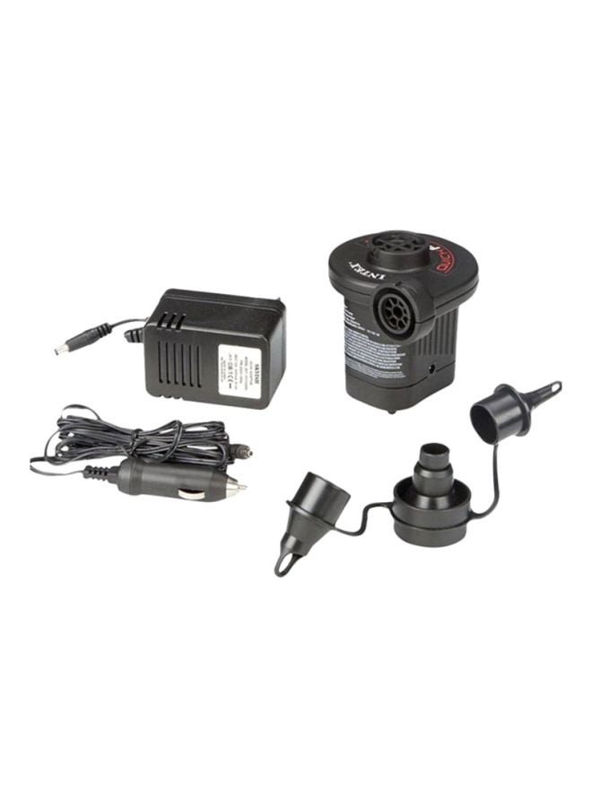 INTEX AC/DC Electric Pump Black 12x15x6cm - Image 1
