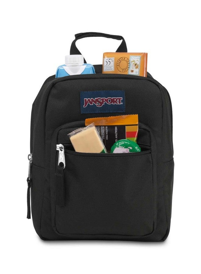 JANSPORT حقيبة غداء معزولة جانسبورت بيغ بريك - مبرد صغير ذو جوانب ناعمة مثالي للمدرسة أو العمل أو تحضير الوجبات، أسود - Image 2
