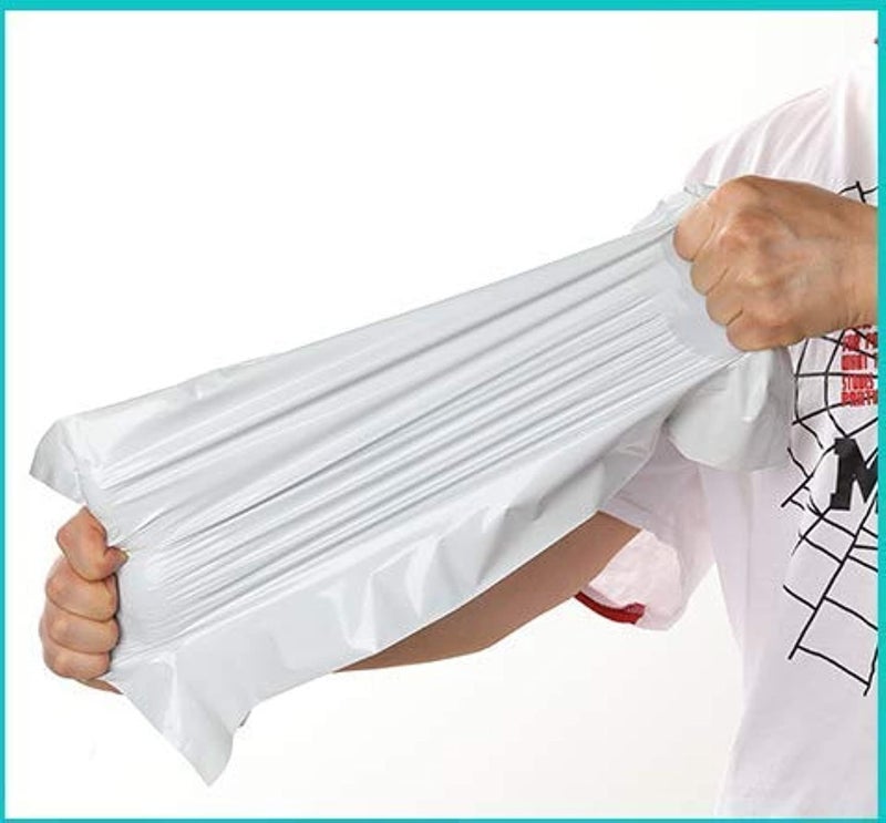 Red Dot Gift 100 Pack White Poly Mailers 50x60cm, Self-Seal Shipping Envelopes - Image 2