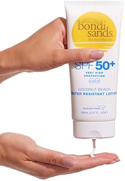 Bondi Sands Sunscreen Lotion SPF 50 NonGreasy BroadSpectrum Formula Moisturises and Protects Skin Water Resistant Up To 4 Hours and Cruelty Free Coconut Beach Scent 150 mL507 Oz - Image 4