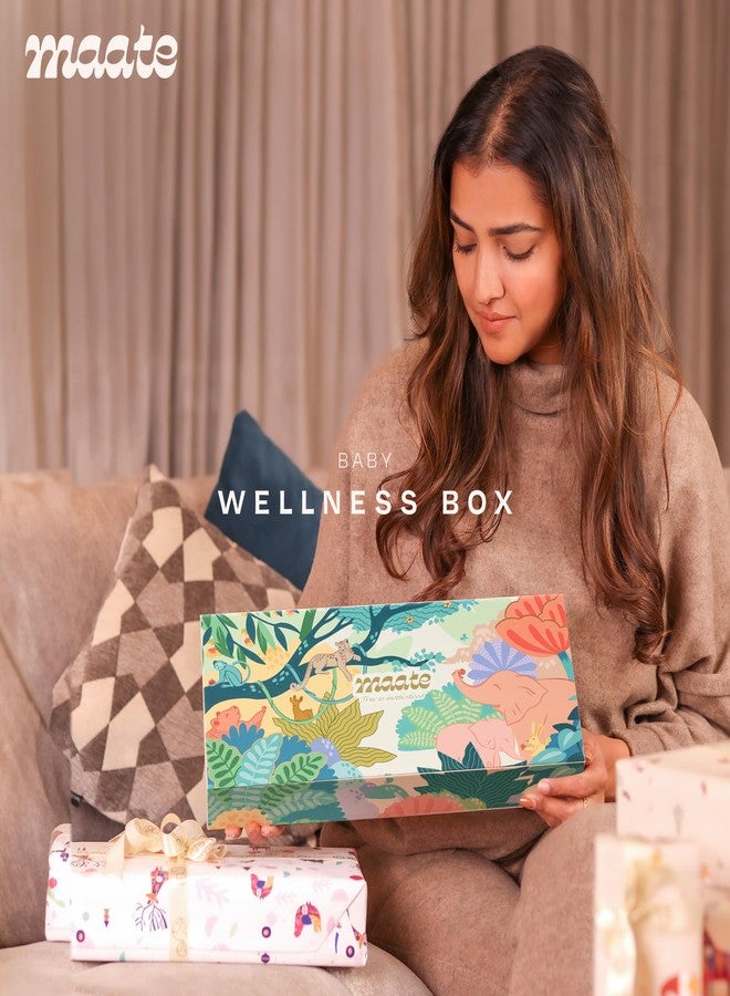 Maate Baby Skincare Wellness Box | 6 Skincare and Haircare Newborn Baby Kit | Baby Gift Set for Newborn | Newborn Baby Care Kit | Baby Shower Gift | Gentle on Sensitive Skin - Image 3