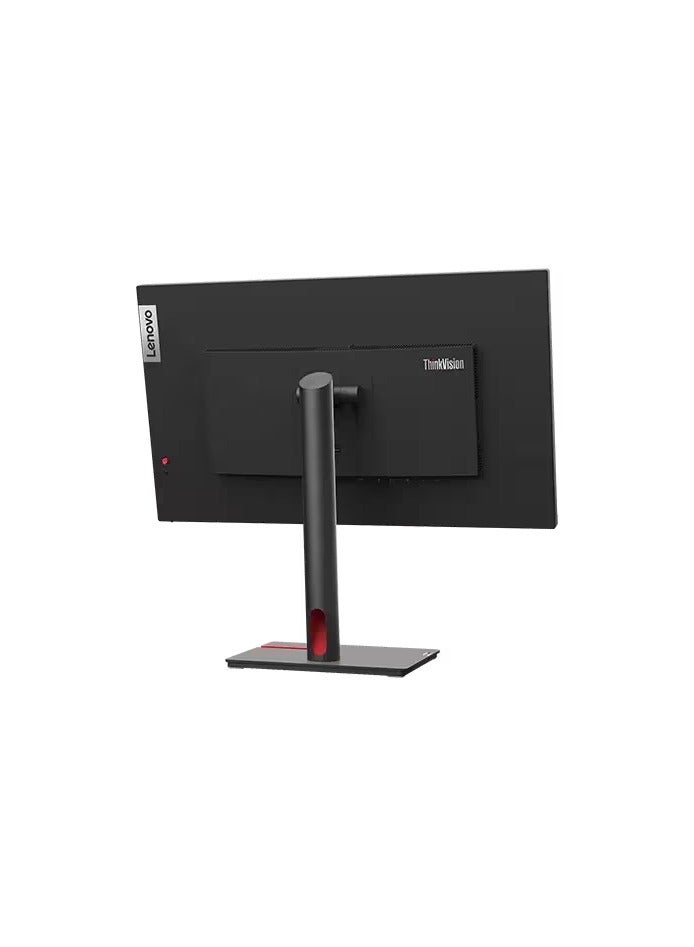 Lenovo ThinkVision T27i-30 27" Monitor, IPS Panel ,NBL, 1920 x 1080, Input Connectors- VGA + HDMI 1.4 + DP 1.2 ,Cables Included - VGA + DP Black - Image 3
