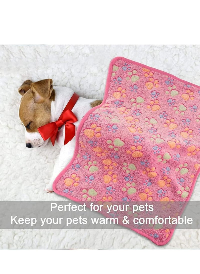 Y&D - Puppy Dog Blankets, 3 Pack Super Soft Warm Sleep Mat Fluffy Premium Fleece Pet Blanket Flannel Throw - Image 1